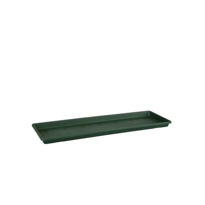 green basics trough saucer 50cm leaf green